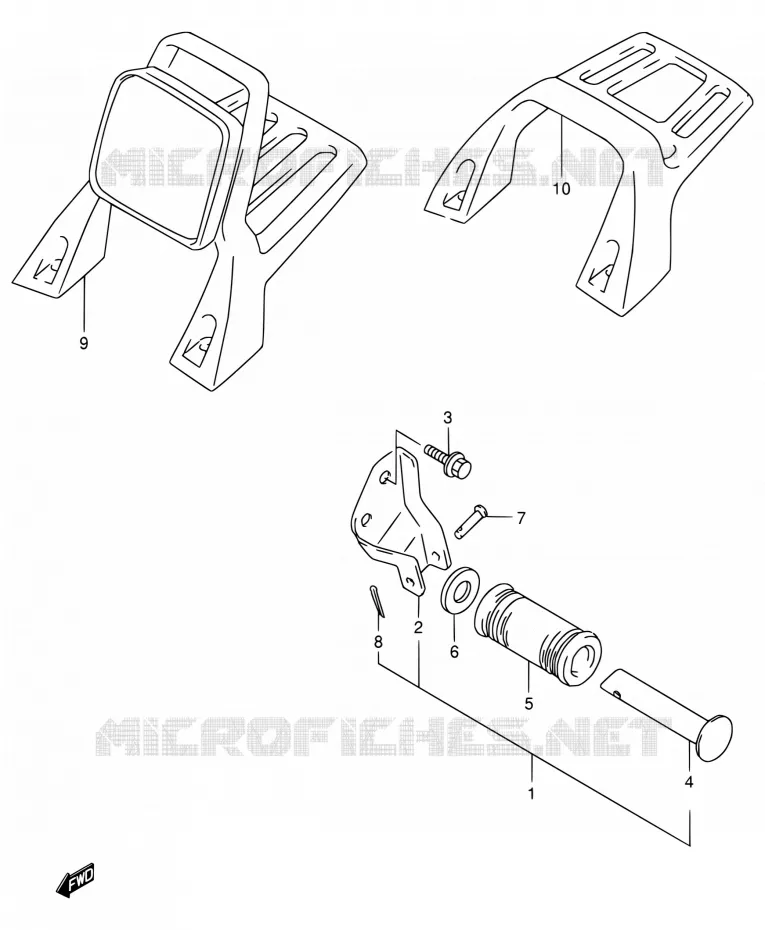STAND Suzuki MOTO 800 VX 1990  VX800 L/VX800U L