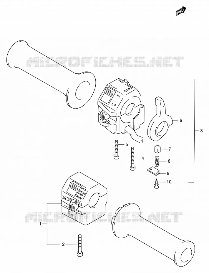 SCHAKELAARS Suzuki MOTO 800 VX 1993  VX800 P/VX800U P
