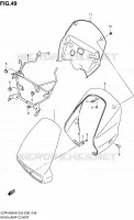 KUIPJE (VZR1800K6/K7/K8/K9) voor Suzuki INTRUDER 1800 2008