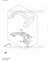 SEAT COWL (VZR1800L1 E24) voor Suzuki INTRUDER 1800 2011