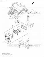 TAIL LIGHT ASSY (VZR1800ZL1 E02) voor Suzuki INTRUDER 1800 2011