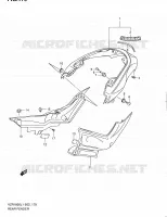 ACHTERSPATBORD (VZR1800UFL1 E19) voor Suzuki INTRUDER 1800 2011