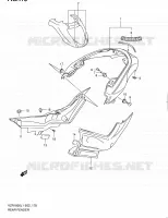 ACHTERSPATBORD (VZR1800ZL1 E24) voor Suzuki INTRUDER 1800 2011