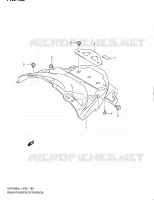 ACHTERSPATBORD voor Suzuki INTRUDER 1800 2011