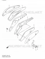 FRAME HANDGREEP (VZR1800L1 E24) voor Suzuki INTRUDER 1800 2011
