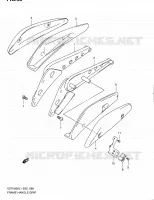 FRAME HANDGREEP (VZR1800L1 E51) voor Suzuki INTRUDER 1800 2011