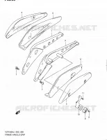 FRAME HANDGREEP (VZR1800ZL1 E02) voor Suzuki INTRUDER 1800 2011