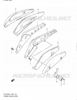 FRAME HANDGREEP (VZR1800ZL1 E24) voor Suzuki INTRUDER 1800 2011
