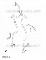 FRONT REMSLANG voor Suzuki INTRUDER 1800 2011