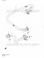 FUEL EVAP SYSTEM voor Suzuki INTRUDER 1800 2011