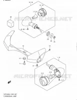 INDICATOREN (VZR1800L1 E02) voor Suzuki INTRUDER 1800 2011