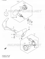 INDICATOREN (VZR1800L1 E24) voor Suzuki INTRUDER 1800 2011