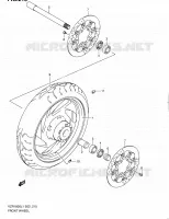 VOORWIEL (VZR1800L1 E51) voor Suzuki INTRUDER 1800 2011