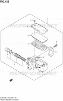 FRONT HOOFDREMCILINDER (VZR1800L1 E03) voor Suzuki INTRUDER 1800 2011