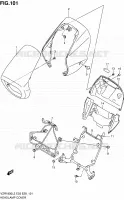 KUIPJE (VZR1800L2 E28) voor Suzuki INTRUDER 1800 2012