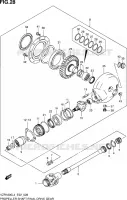 ACHTER AANDRIJFAS (VZR1800UFL4 E19) voor Suzuki INTRUDER 1800 2014