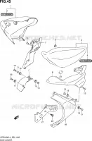 ACHTER KUIP voor Suzuki INTRUDER 1800 2014