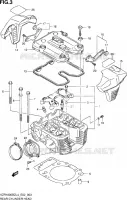 ACHTER CILINDERKOP voor Suzuki INTRUDER 1800 2014