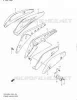FRAME HANDGREEP (VZR1800ZL1 E19) voor Suzuki INTRUDER 1800 2012