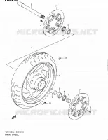 VOORWIEL (VZR1800L1 E19) voor Suzuki INTRUDER 1800 2012
