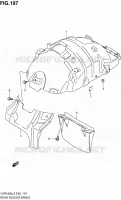 ACHTERSPATBORD ONDERSTEUNING voor Suzuki INTRUDER 1800 2012