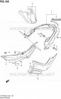 ACHTERSPATBORD (VZR1800ZL2 E02) voor Suzuki INTRUDER 1800 2012