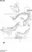 ACHTERSPATBORD (VZR1800ZL2 E24) voor Suzuki INTRUDER 1800 2012