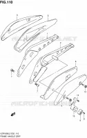FRAME HANDGREEP (VZR1800ZL2 E51) voor Suzuki INTRUDER 1800 2012