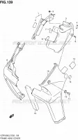 FRONT FRAME COVER (VZR1800L2 E51) voor Suzuki INTRUDER 1800 2012