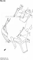 FRONT FRAME COVER (VZR1800ZL2 E51) voor Suzuki INTRUDER 1800 2012