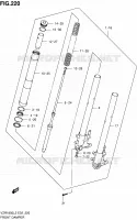 FRONT SCHOKDEMPER voor Suzuki INTRUDER 1800 2012