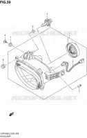 KOPLAMP voor Suzuki INTRUDER 1800 2012
