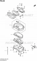 SNELHEIDSMETER (VZR1800L2 E19) voor Suzuki INTRUDER 1800 2012