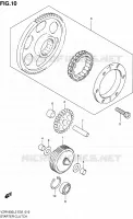 STARTMOTOR CLUTCH voor Suzuki INTRUDER 1800 2012