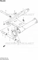 SWINGARM voor Suzuki INTRUDER 1800 2012