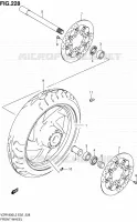 VOORWIEL (VZR1800ZL2 E19) voor Suzuki INTRUDER 1800 2012