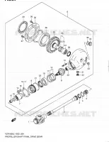 ACHTER AANDRIJFAS (VZR1800ZUFL1 E19) voor Suzuki INTRUDER 1800 2011