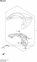 SEAT COWL (VZR1800L2 E24) voor Suzuki INTRUDER 1800 2012