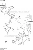 ACHTER KUIP (VZR1800L3 E02) voor Suzuki INTRUDER 1800 2013