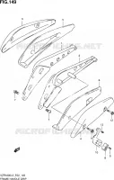 FRAME HANDGREEP (VZR1800ZL3 E19) voor Suzuki INTRUDER 1800 2013