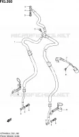 FRONT REMSLANG (VZR1800L3 E24) voor Suzuki INTRUDER 1800 2013