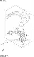 SEAT COWL (VZR1800ZL3 E02) voor Suzuki INTRUDER 1800 2013