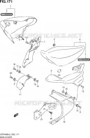 ACHTER KUIP (VZR1800L3 E19) voor Suzuki INTRUDER 1800 2013