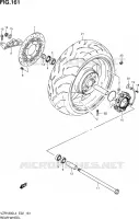 ACHTERWIEL (VZR1800ZUFL4 E19) voor Suzuki INTRUDER 1800 2014