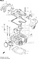 CILINDERKOP (REAR) voor Suzuki INTRUDER 1800 2014