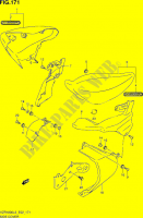 ACHTER KUIP (VZR1800L3 E19) voor Suzuki INTRUDER 1800 2013