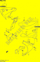 ACHTER KUIP (VZR1800UFL3 E19) voor Suzuki INTRUDER 1800 2013