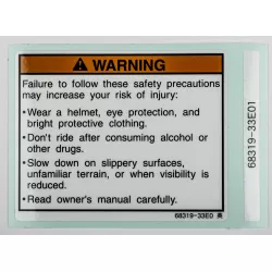 LABEL,GENERAL WARNING